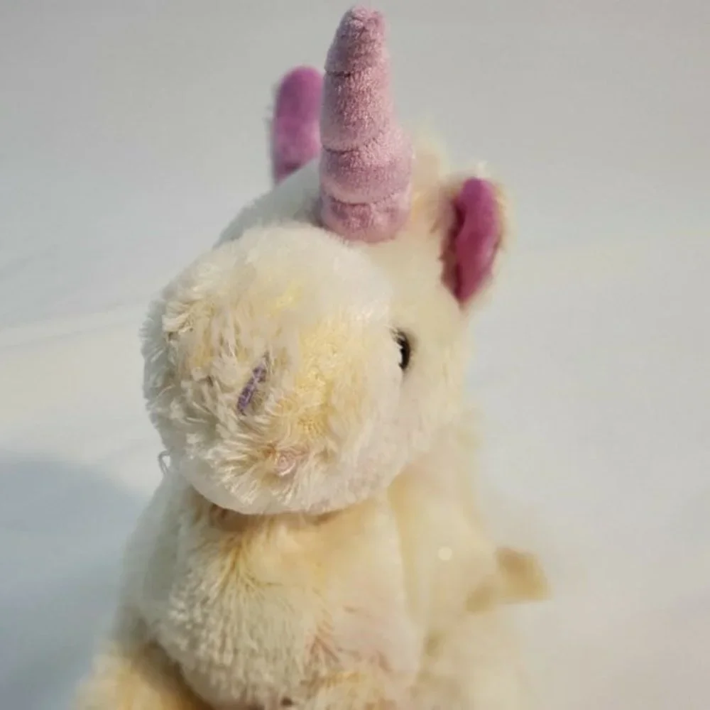 Plush Unicorn Dan Dee Collectors Choice purple pink Sparkle‎ Stuffed 9” Animal